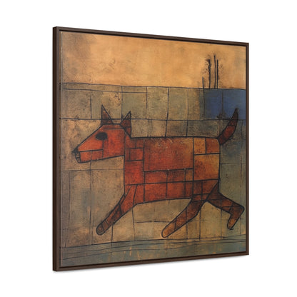 V Dog 9, Gallery Canvas Wraps, Square Frame