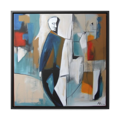 Sad Man 25, Valentinii, Gallery Canvas Wraps, Square Frame