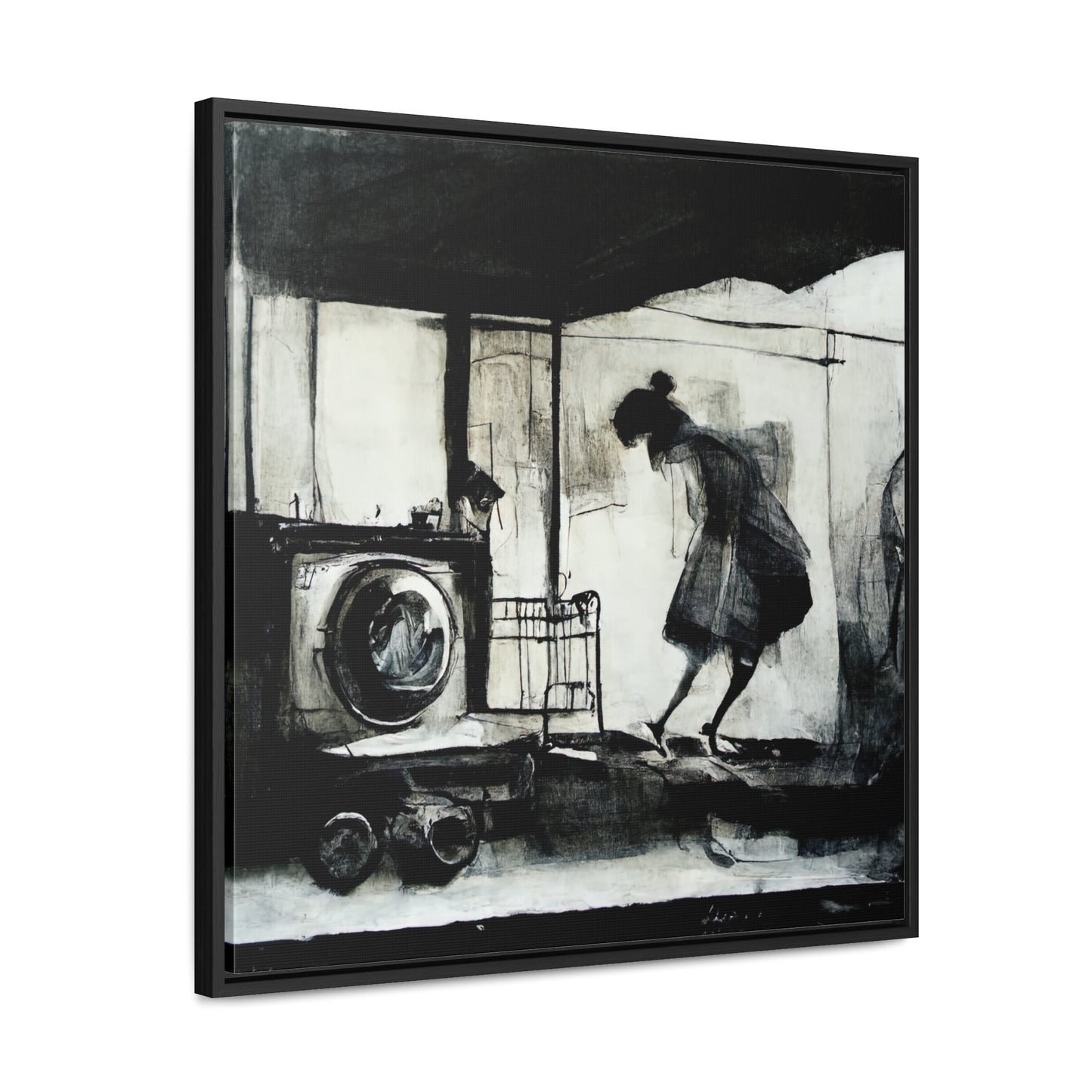 Domestic Memories 15, Valentinii, Gallery Canvas Wraps, Square Frame