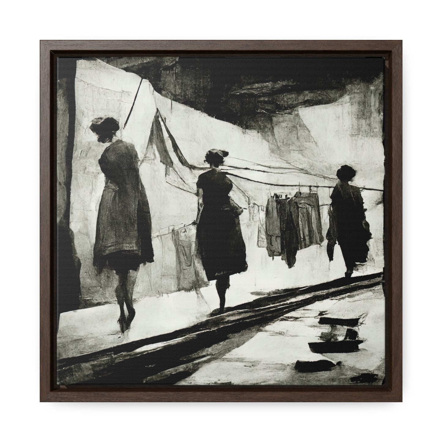 Domestic Memories 3, Valentinii, Gallery Canvas Wraps, Square Frame