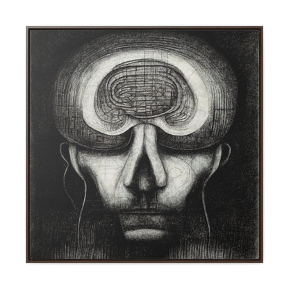 Brain 57, Valentinii, Gallery Canvas Wraps, Square Frame