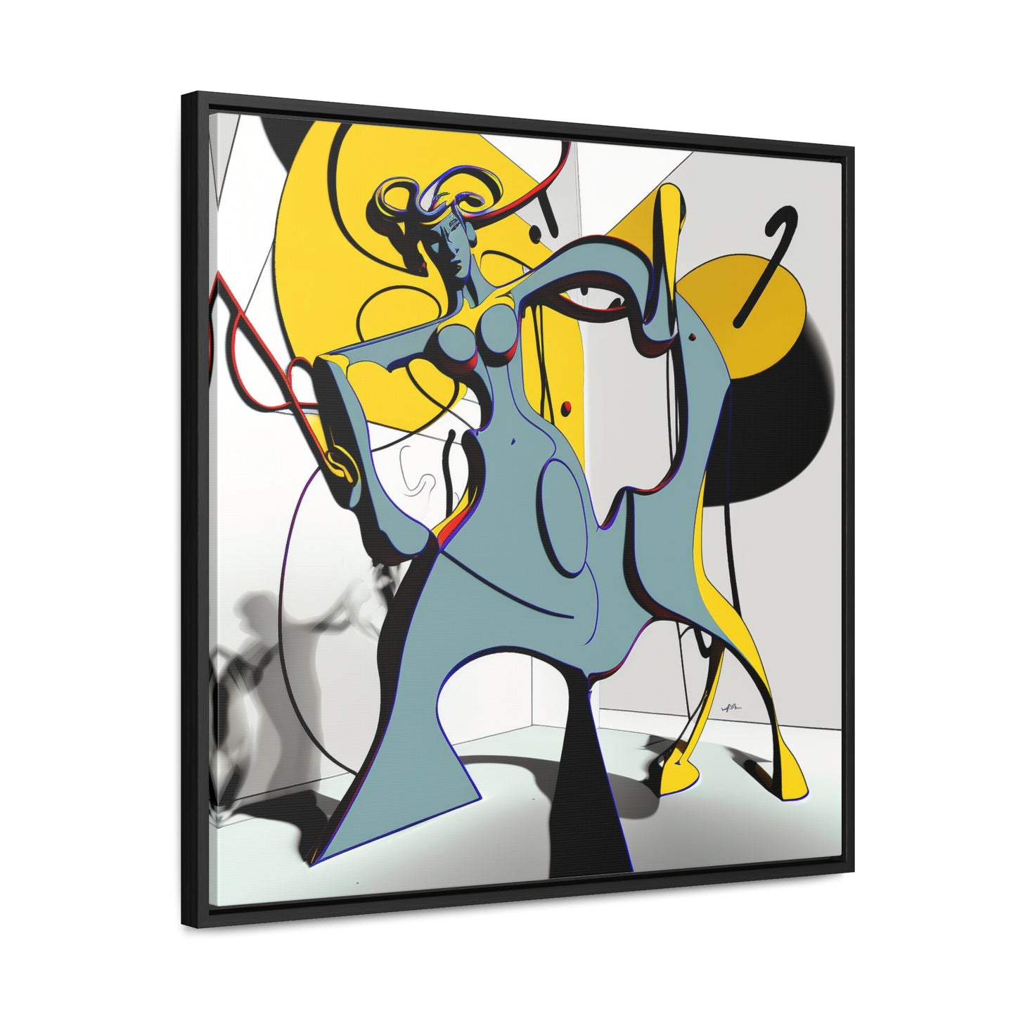 Naivia 4, Gallery Canvas Wraps, Square Frame