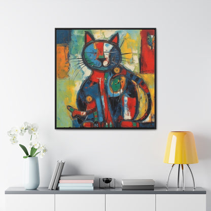 Cat 67, Gallery Canvas Wraps, Square Frame