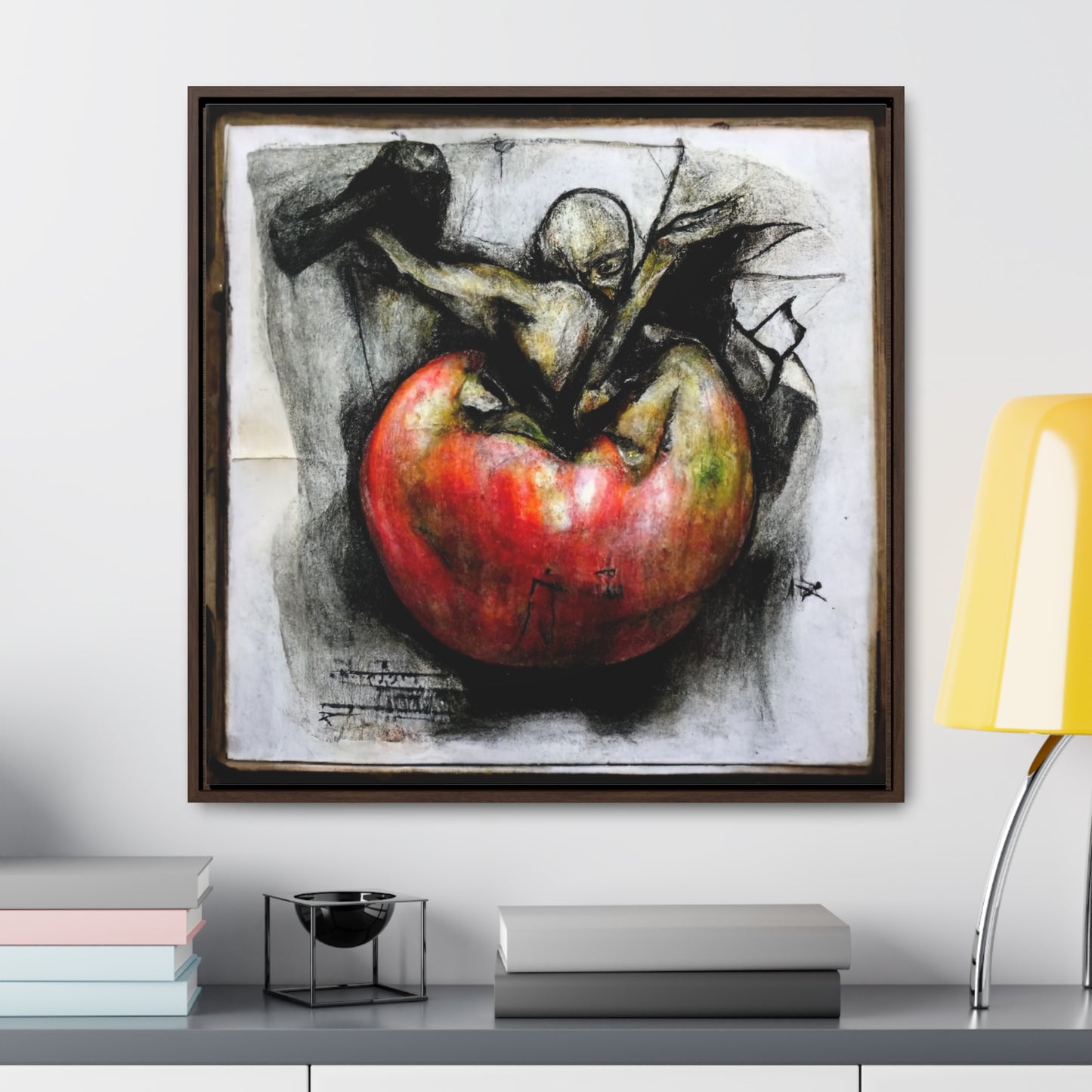 Apple 27, Valentinii, Gallery Canvas Wraps, Square Frame