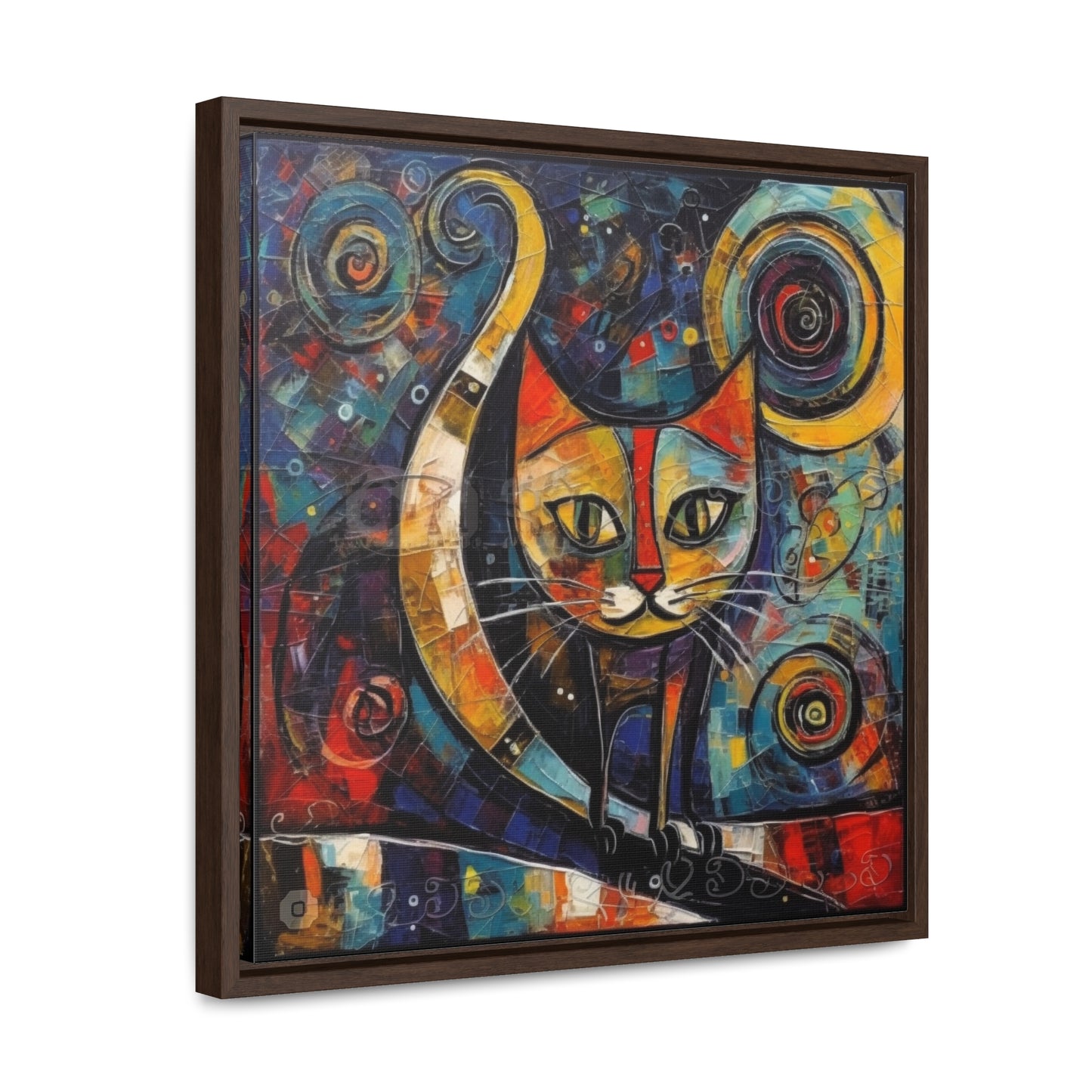 Cat 118, Gallery Canvas Wraps, Square Frame