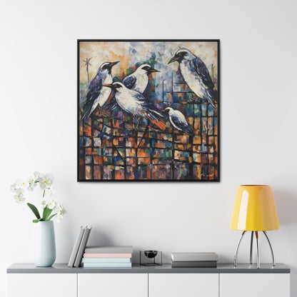 Bird 23, Gallery Canvas Wraps, Square Frame