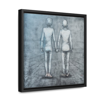 The Courage of Vulnerability 3, Valentinii, Gallery Canvas Wraps, Square Frame