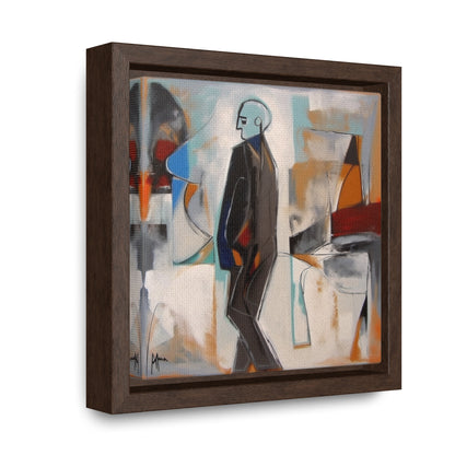 Sad Man 15, Valentinii, Gallery Canvas Wraps, Square Frame