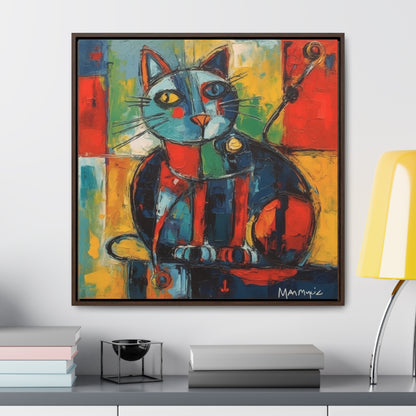 Cat 65, Gallery Canvas Wraps, Square Frame