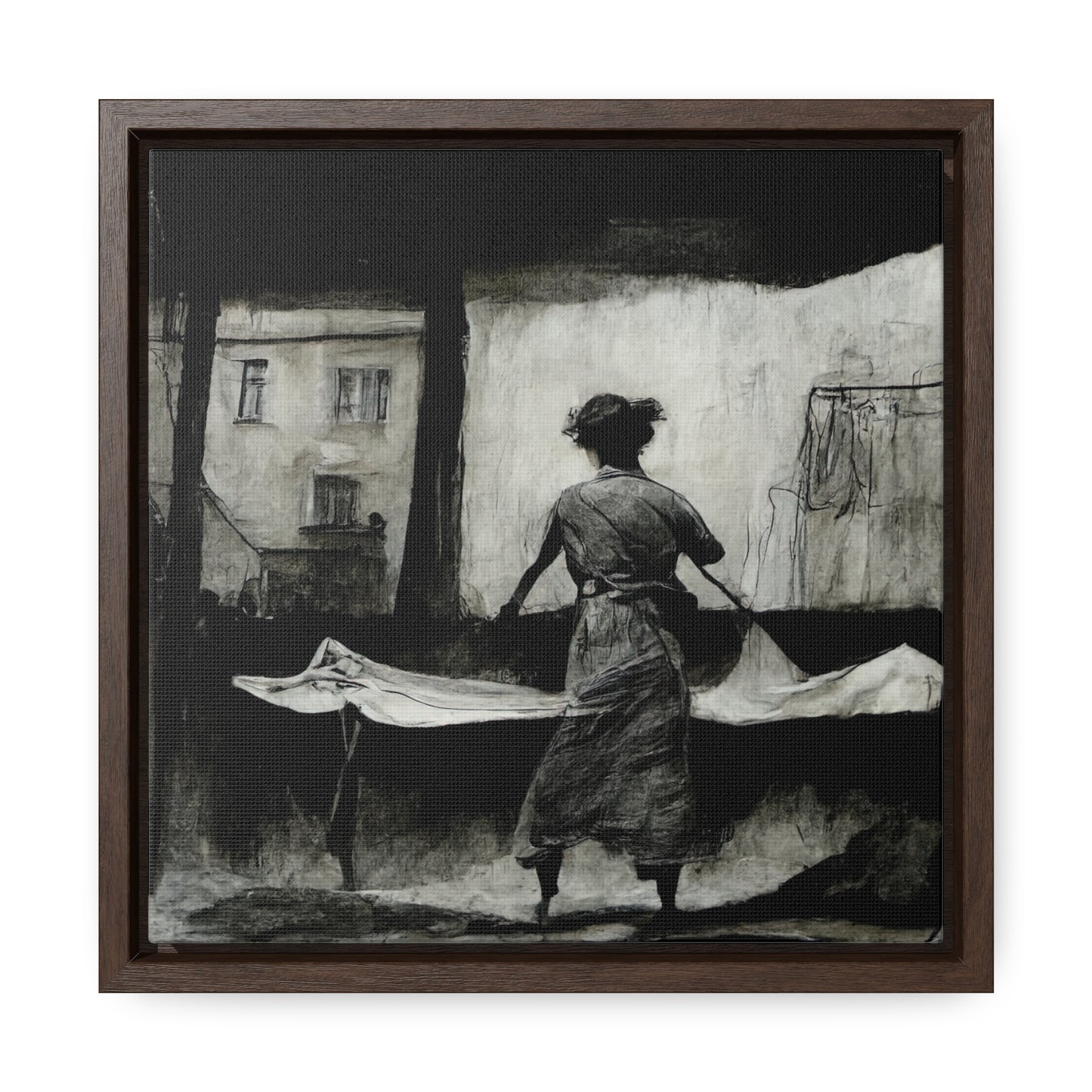 Domestic Memories 48, Valentinii, Gallery Canvas Wraps, Square Frame