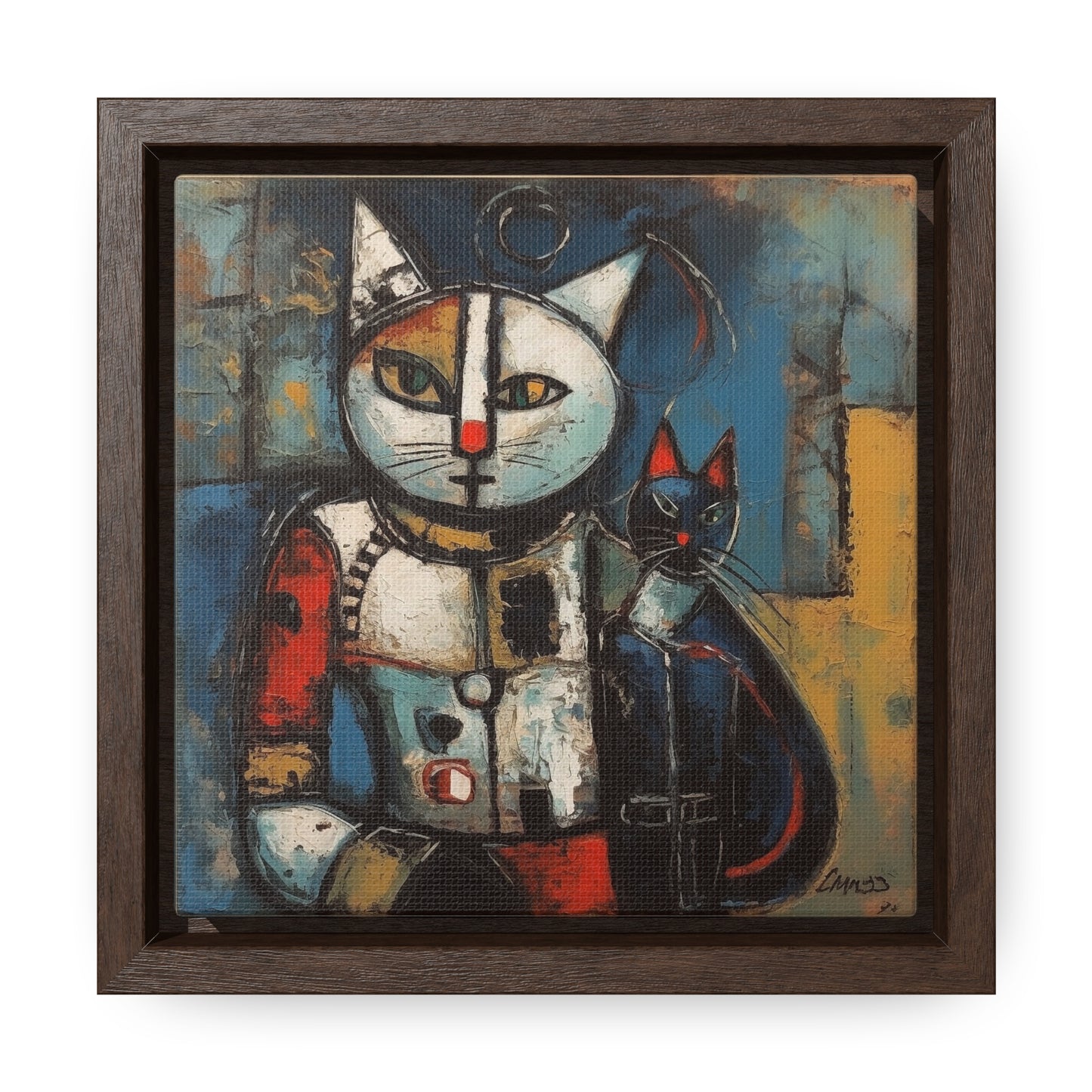 Cat 38, Gallery Canvas Wraps, Square Frame