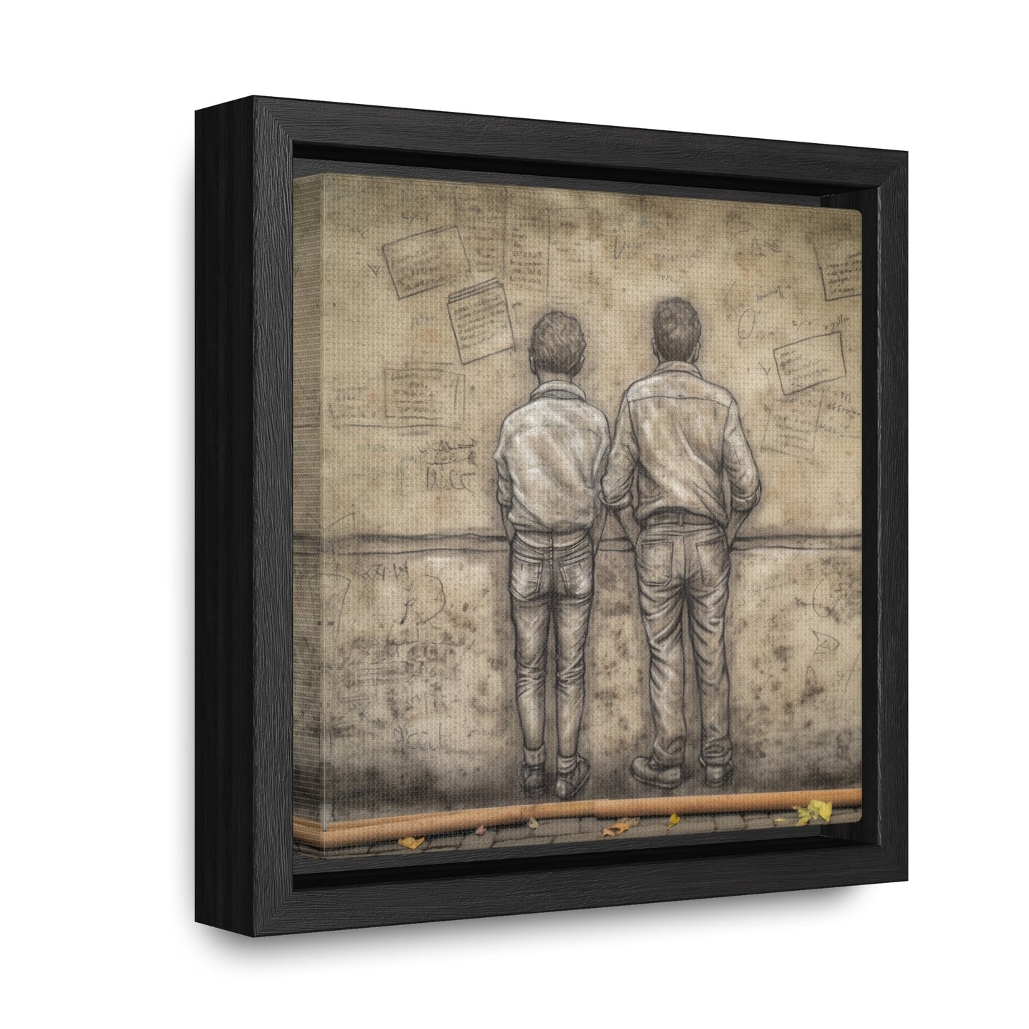 The Courage of Vulnerability 14, Valentinii, Gallery Canvas Wraps, Square Frame