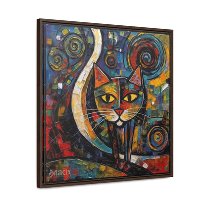 Cat 119, Gallery Canvas Wraps, Square Frame