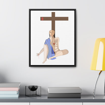 Cross, Original Eduard Pavel, Gallery Canvas Wraps, Vertical Frame