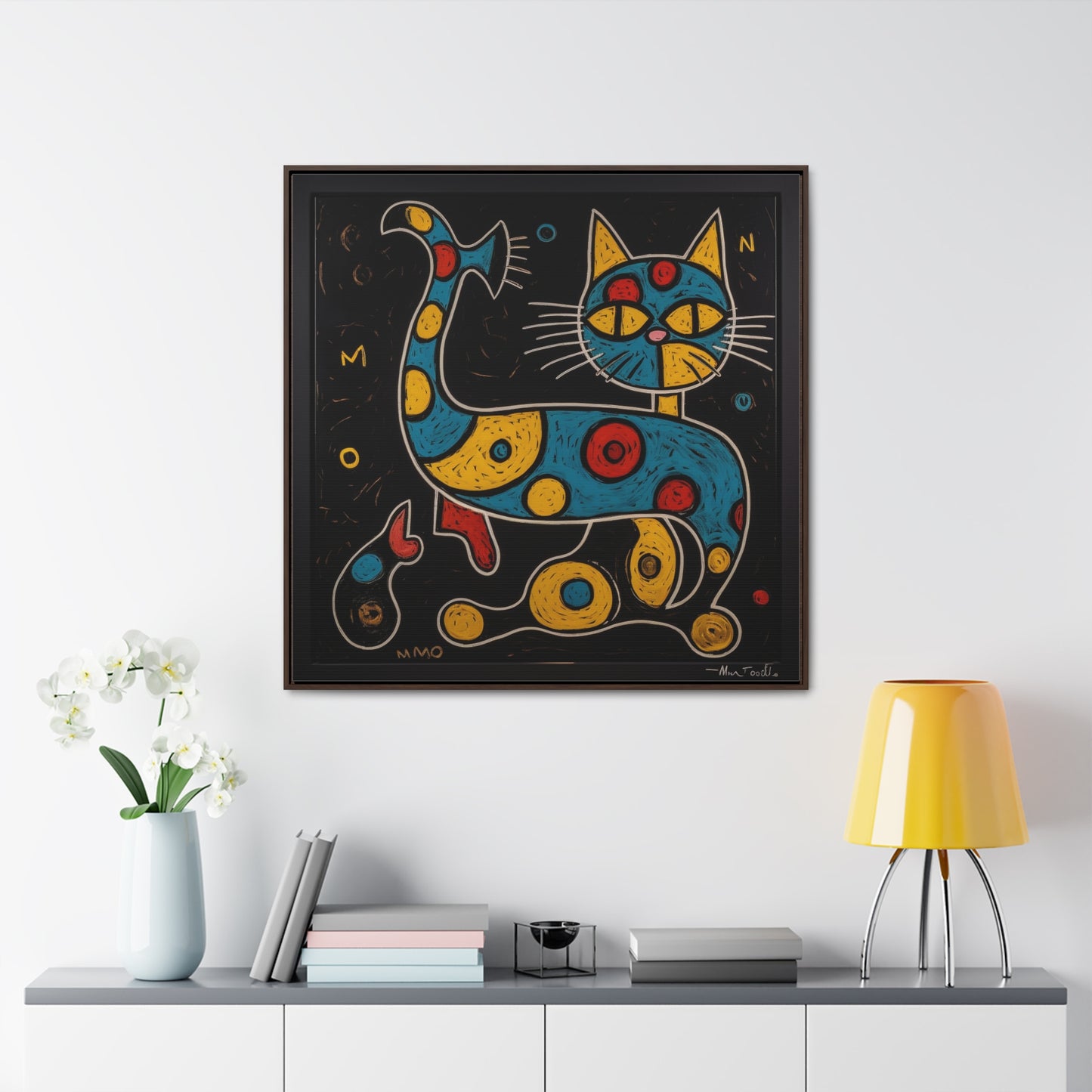 Cat 125, Gallery Canvas Wraps, Square Frame