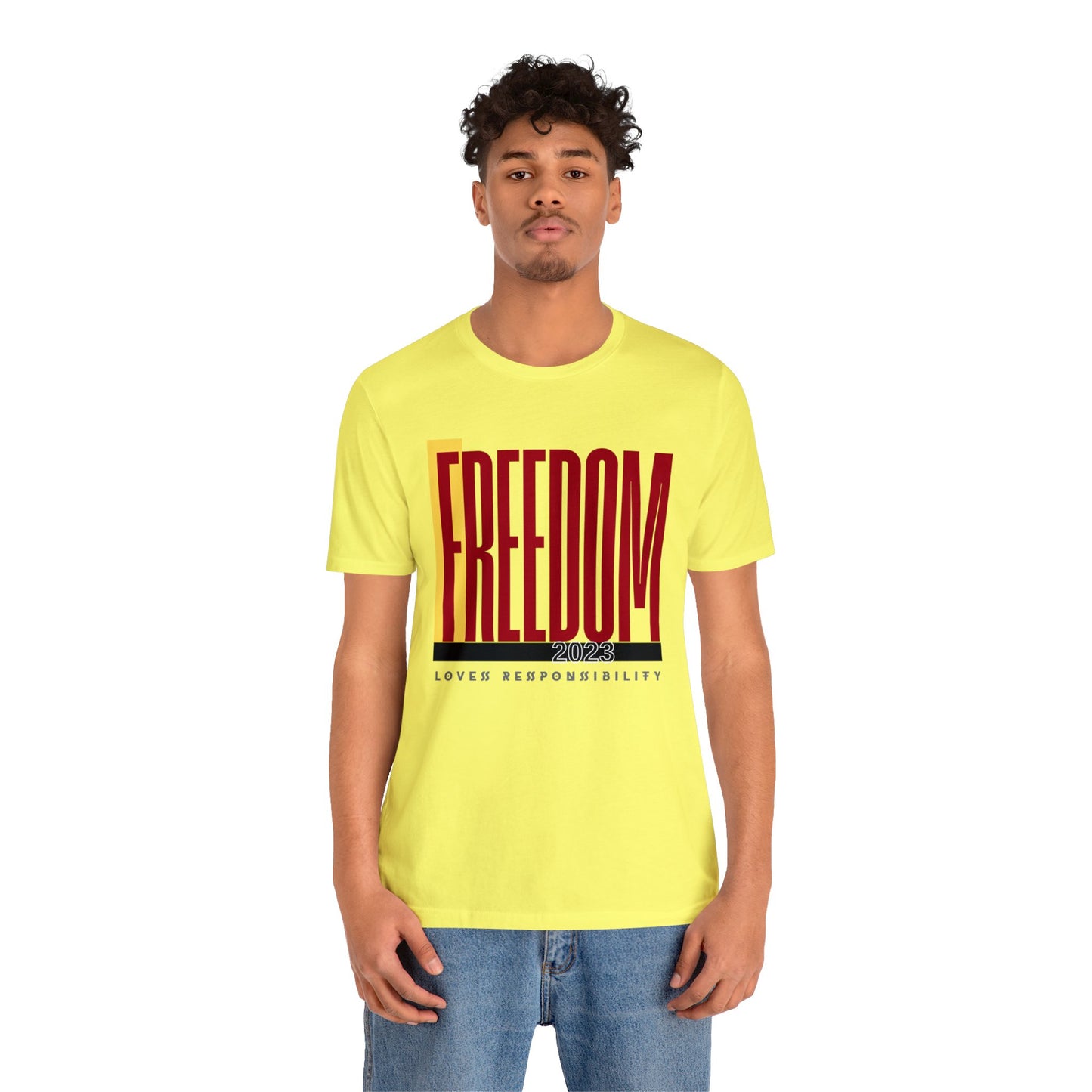 Freedom, Unisex Jersey Short Sleeve Tee