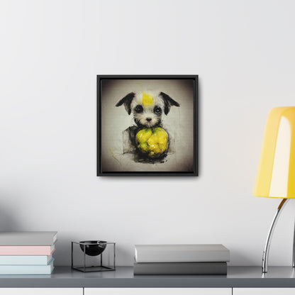 Dogs and Puppies 4, Valentinii, Gallery Canvas Wraps, Square Frame