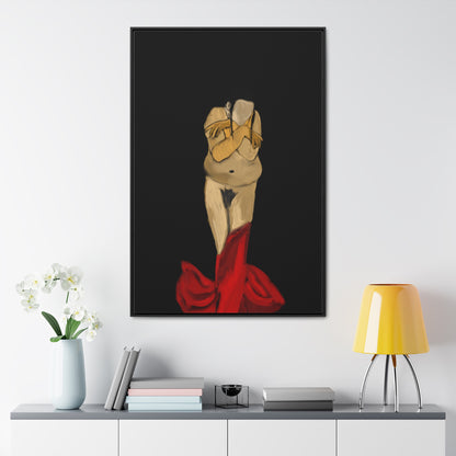 Shame, Original Eduard Pavel, Gallery Canvas Wraps, Vertical Frame