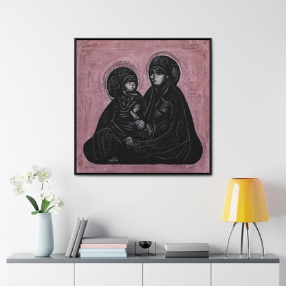 Mary and the Child 7, Valentinii, Gallery Canvas Wraps, Square Frame