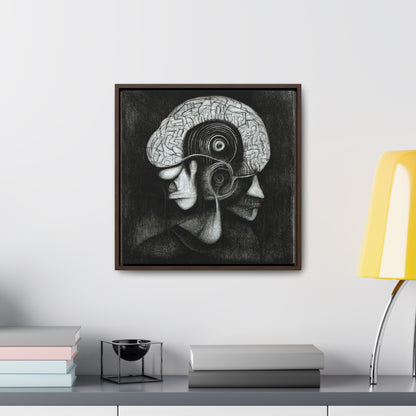 Brain 6, Valentinii, Gallery Canvas Wraps, Square Frame