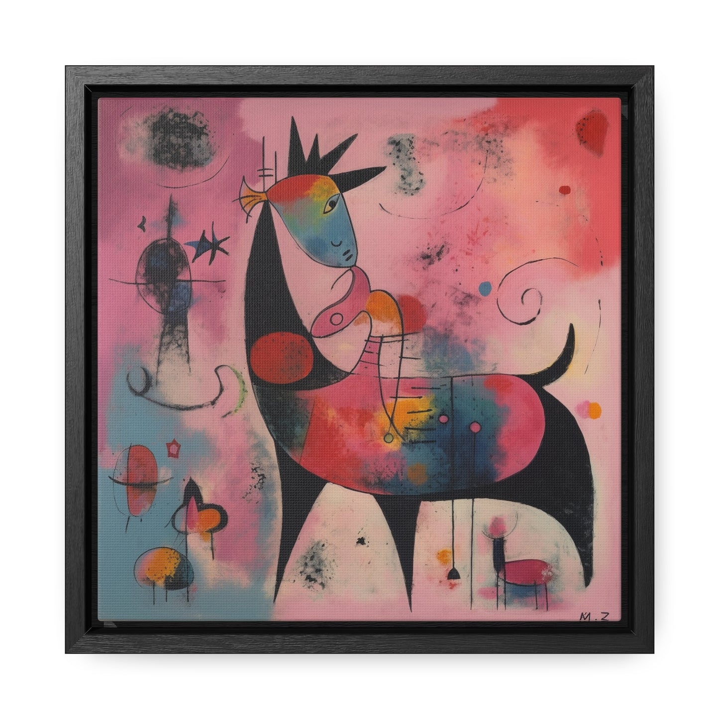 The Dreams of the Child 32, Gallery Canvas Wraps, Square Frame