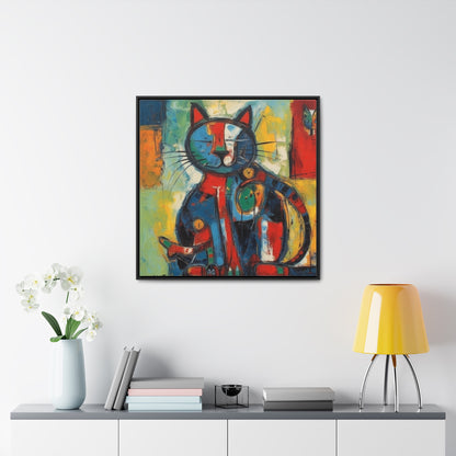 Cat 67, Gallery Canvas Wraps, Square Frame