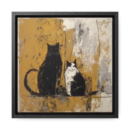 Cat 13, Gallery Canvas Wraps, Square Frame