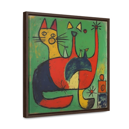 Cat 133, Gallery Canvas Wraps, Square Frame