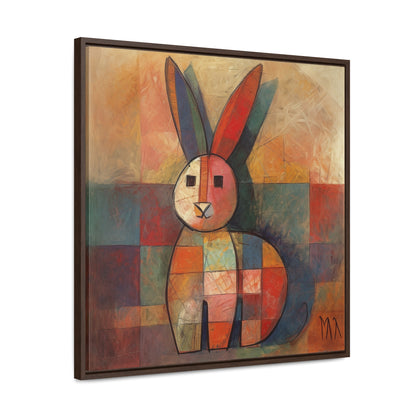 Rabbit 36, Gallery Canvas Wraps, Square Frame