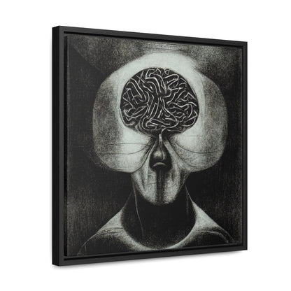 Brain 38, Valentinii, Gallery Canvas Wraps, Square Frame