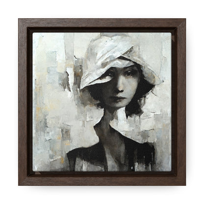 Forgotten face, Valentinii, Gallery Canvas Wraps, Square Frame