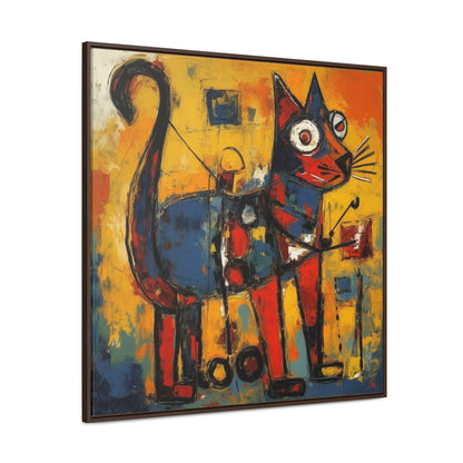 Cat 95, Gallery Canvas Wraps, Square Frame