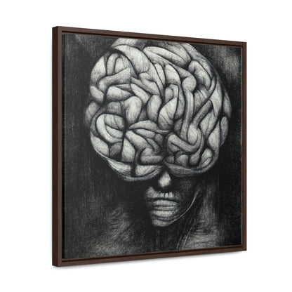 Brain 34, Valentinii, Gallery Canvas Wraps, Square Frame