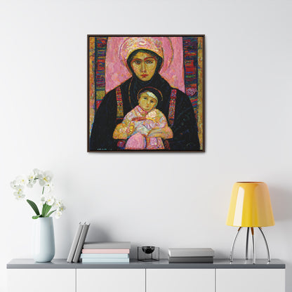 Mary and the Child 29, Valentinii, Gallery Canvas Wraps, Square Frame