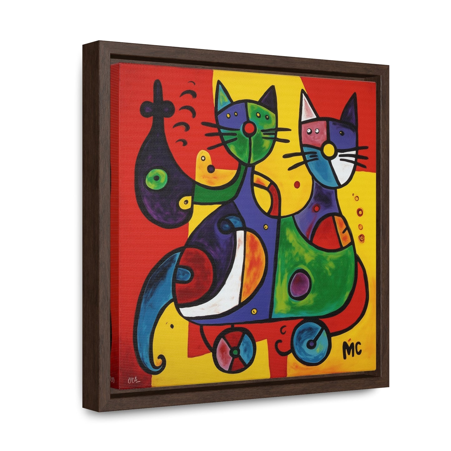 Cat 151, Gallery Canvas Wraps, Square Frame