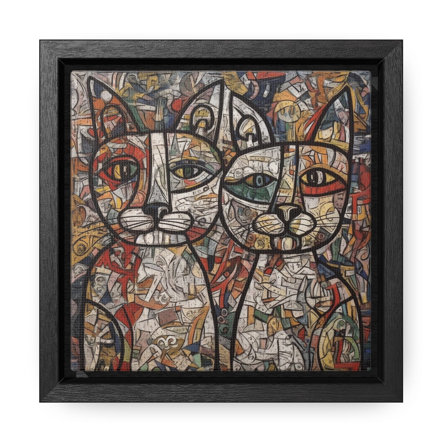 Cat, Gallery Canvas Wraps, Square Frame