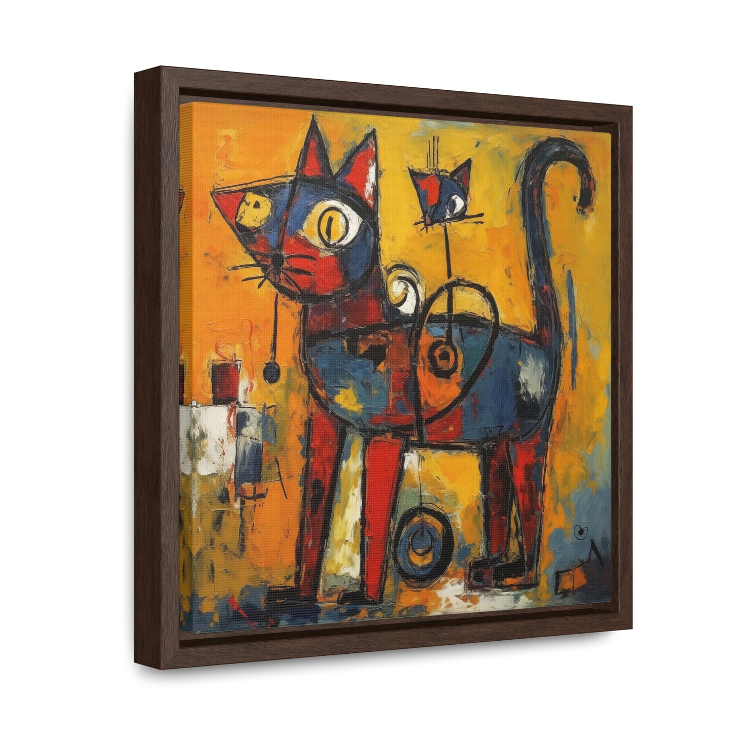 Cat 97, Gallery Canvas Wraps, Square Frame