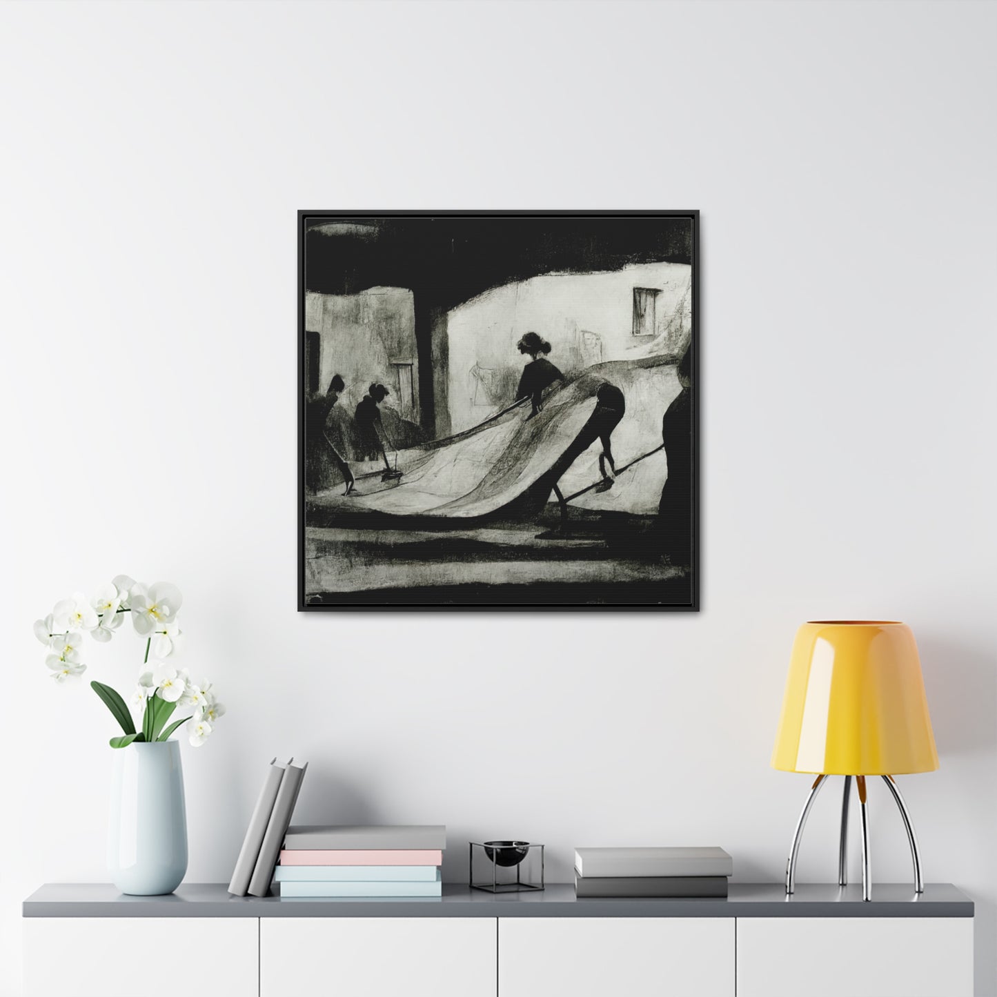 Domestic Memories 46, Valentinii, Gallery Canvas Wraps, Square Frame