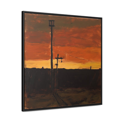 Land of the Sun 77, Valentinii, Gallery Canvas Wraps, Square Frame