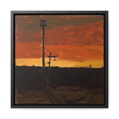 Land of the Sun 77, Valentinii, Gallery Canvas Wraps, Square Frame