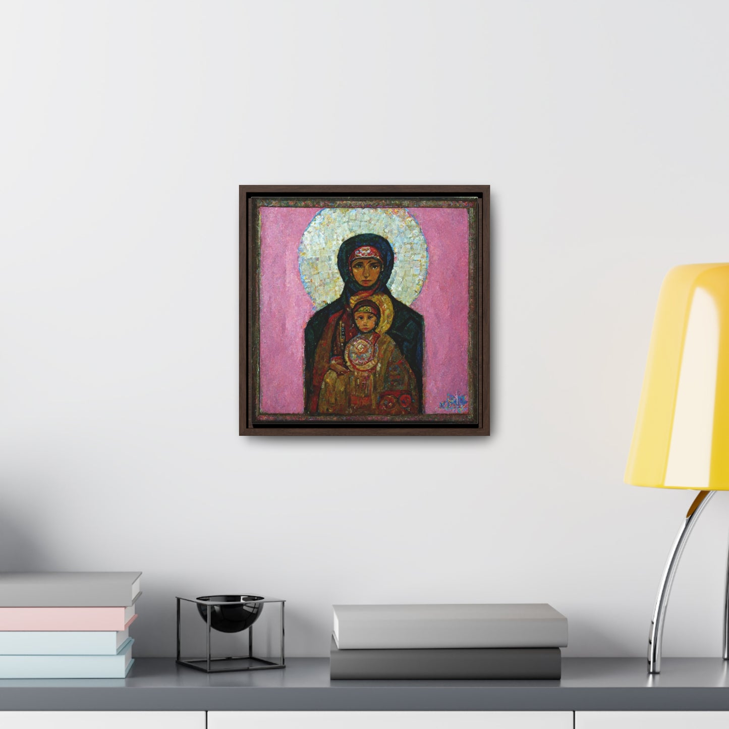 Mary and the Child 26, Valentinii, Gallery Canvas Wraps, Square Frame