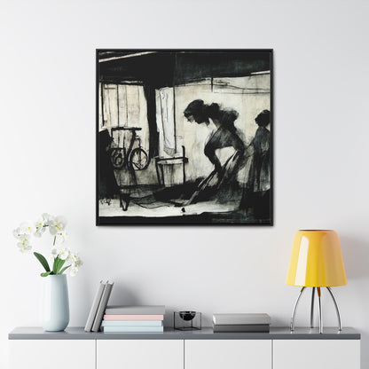 Domestic Memories 17, Valentinii, Gallery Canvas Wraps, Square Frame