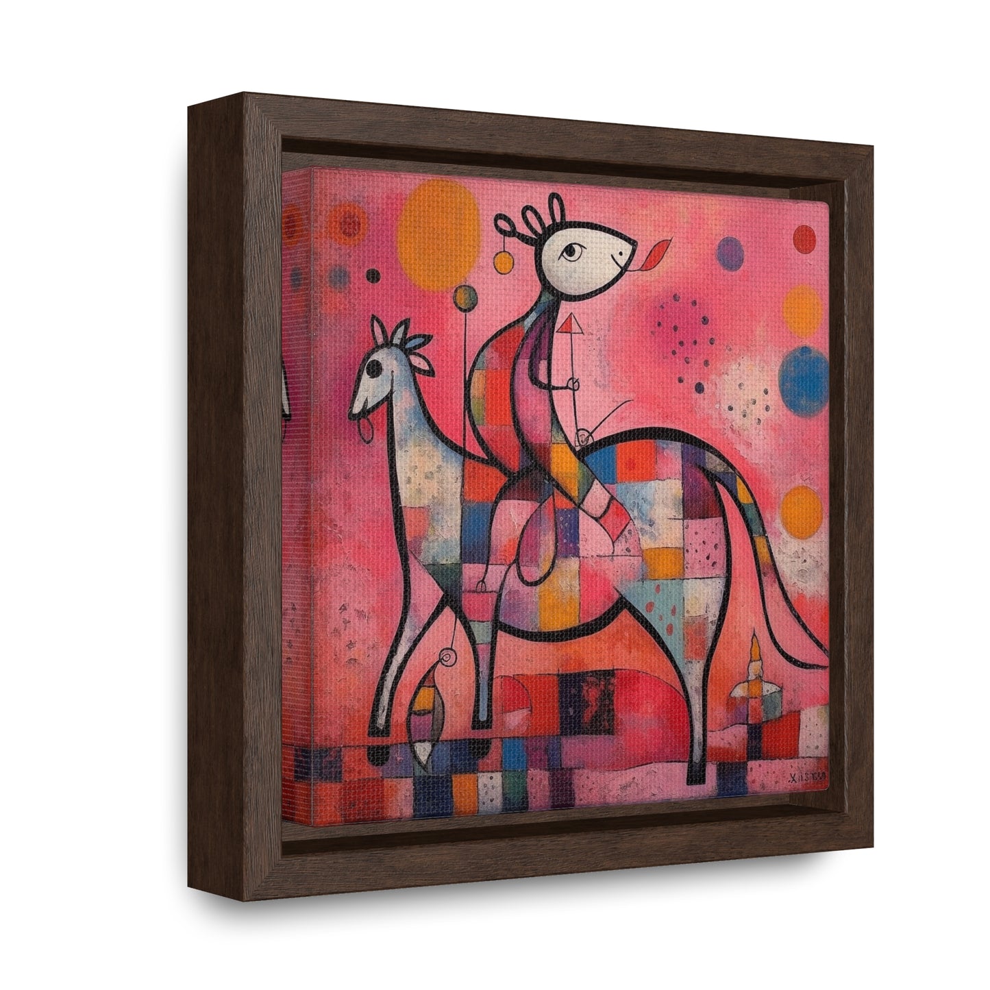 The Dreams of the Child 2, Gallery Canvas Wraps, Square Frame