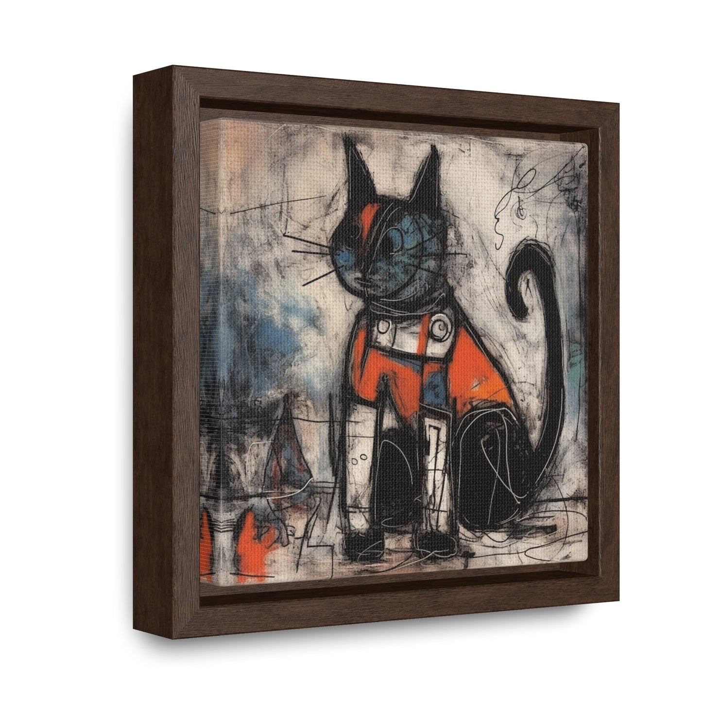 Cat 45, Gallery Canvas Wraps, Square Frame