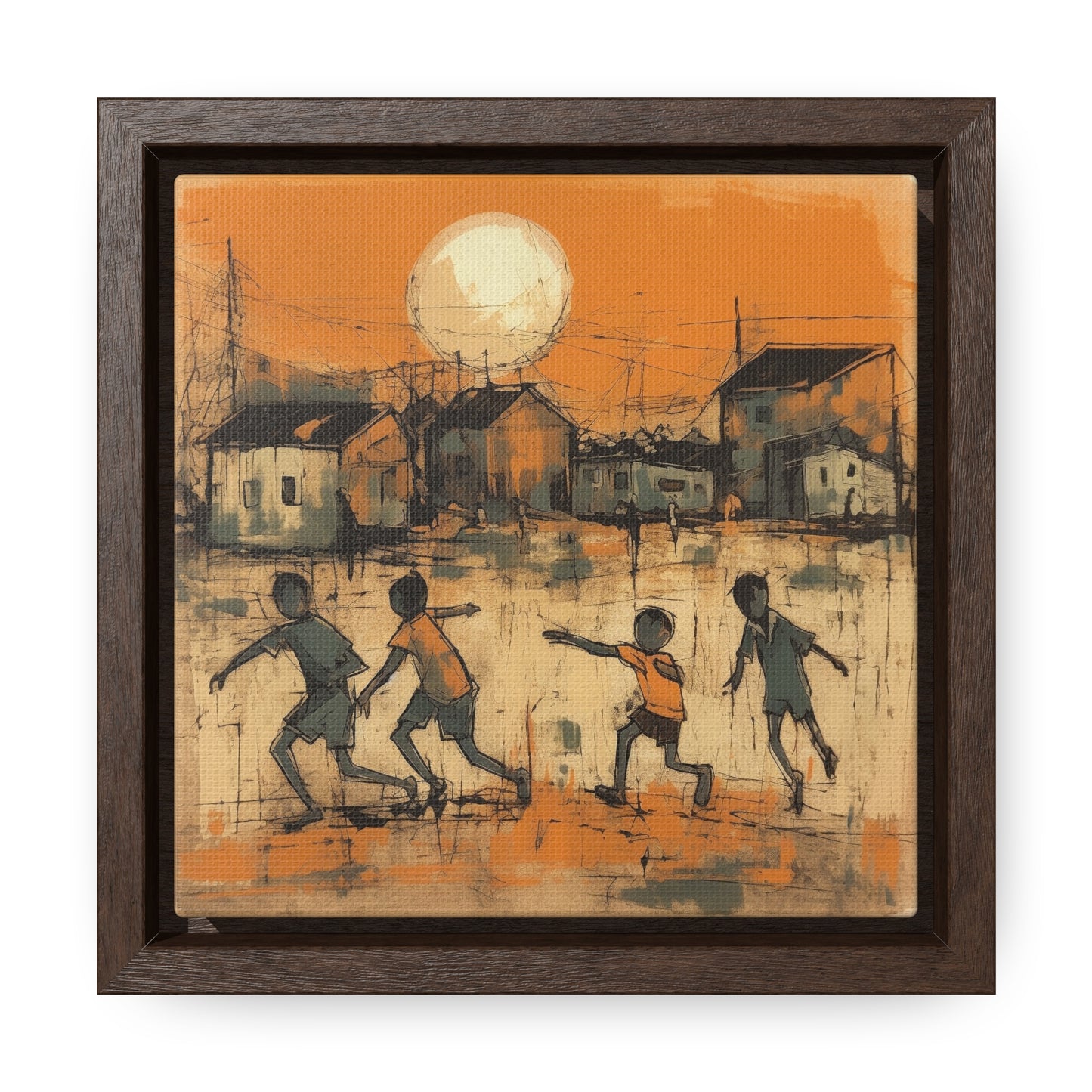 Childhood 25, Gallery Canvas Wraps, Square Frame