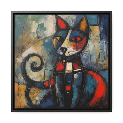 Cat 68, Gallery Canvas Wraps, Square Frame