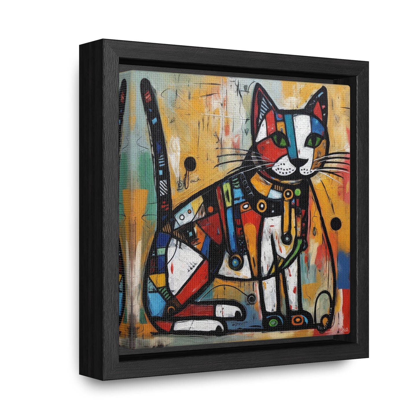 Cat 93, Gallery Canvas Wraps, Square Frame