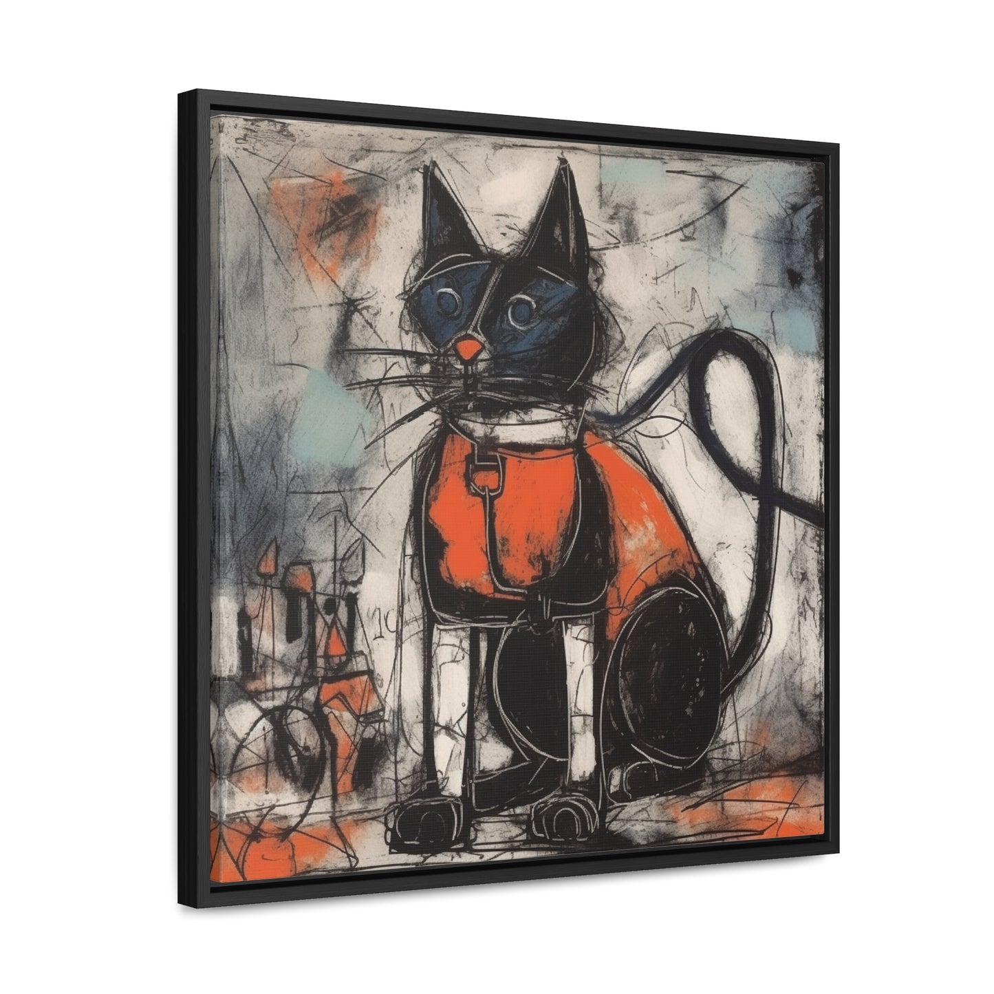 Cat 35, Gallery Canvas Wraps, Square Frame