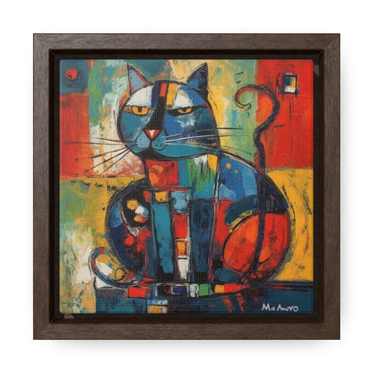 Cat 78, Gallery Canvas Wraps, Square Frame