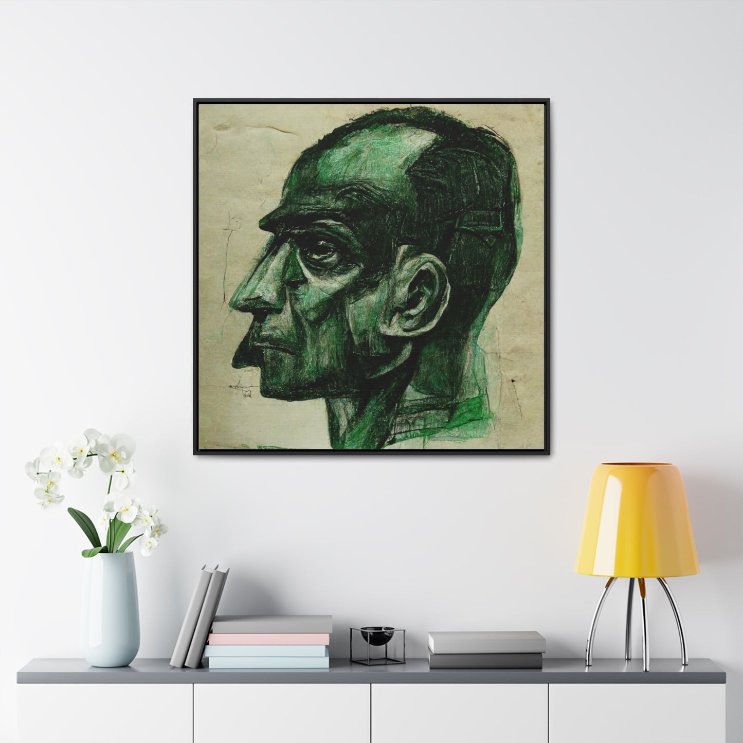 Heads 12, Valentinii, Gallery Canvas Wraps, Square Frame